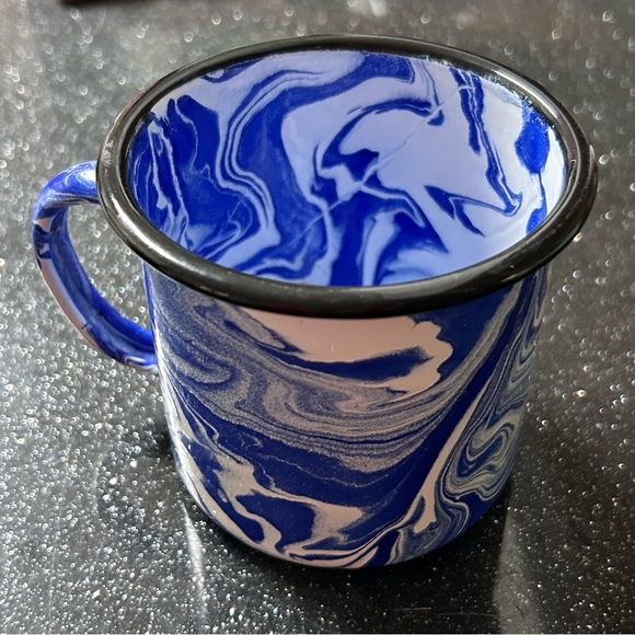 Enamel Marble Swirl Mug - Picture 1 of 3